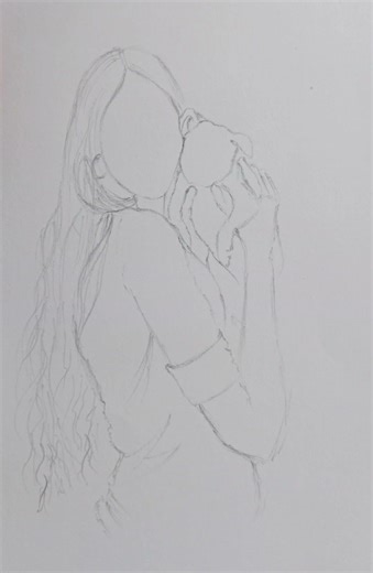 Faceless Art, Sketches that speak without faces✨