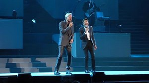 Claudio Baglioni e Gianni Morandi in concerto insieme sono i «Capitani coraggiosi»