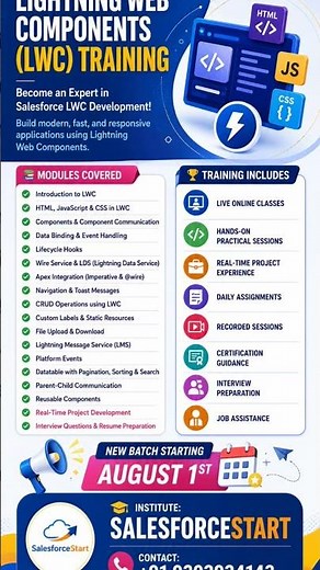 Salesforce Lightning Web Components (LWC) Training | Complete Course 2026 | Live Project