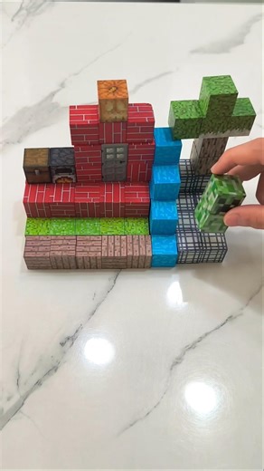 Mini House for 400 Subs | Minecraft Magnetic Blocks