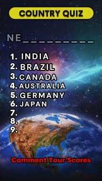 Guess these COUNTRIES by their first 2 letters?🌎#quiz #country #guess