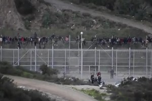 1,100 migrants storm border fence, try to enter Spain's Ceuta enclave