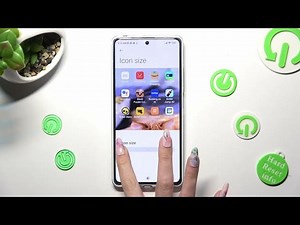 How to Change Icon Size on Redmi Note 12 Pro?