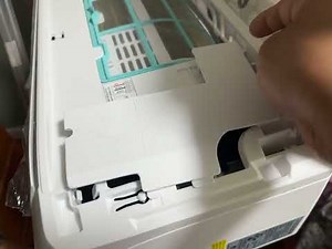 20240830 Senville 9000 BTU mini split install 15 open cover inside unit