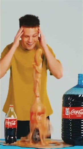 Which Coca-Cola Bottle Will Explode First? 😱 | Crazy Experiment #shorts