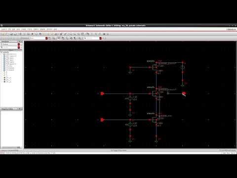 Design a 2-input NAND Gate using Pseudo-NMOS Logic Families in Cadence Virtuoso