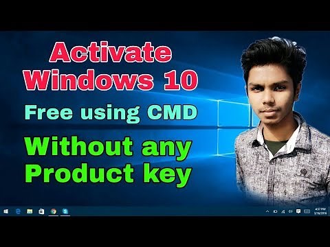 How to Activate Windows 10 Free using CMD without any key.Lettest 2019
