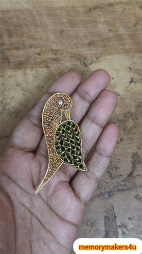 Beautiful Kundan brooch pin making #viral #ytshorts #trending #diy #jewellery