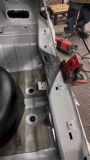 Pull the end panel before cutting the replacement.