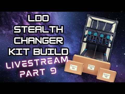 STEALTH CHANGER 3d Printer KIT BUILD! Where were we at again? #livestream ivestream