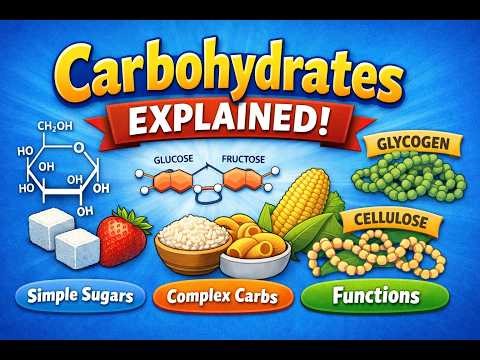 Carbohydrates Explained: Simple Sugars, Complex Carbs, and Their Functions
