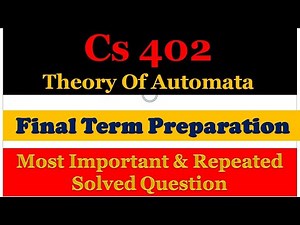 Cs402 Final Term Preparation | Cs402 Final term preparation Short Notes | cs402 Final term 2022 | Vu