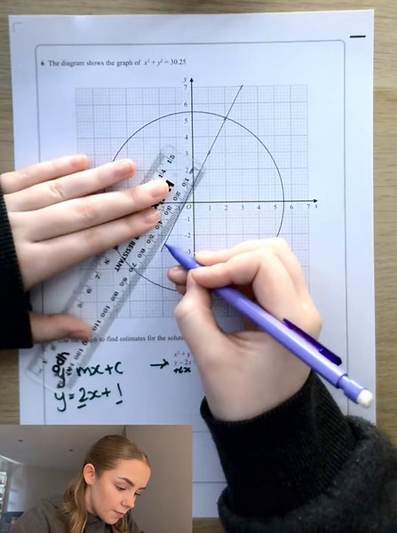 95 days to go! Higher Revision - non calc #gcse #math #graphs