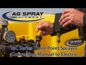 Ag Spray - MC Series Three Point Conversion from Manual to Electric Controls.