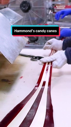 Hammond’s, one of the oldest candy manufacturers in the US, pumps out millions of handmade candies each year. #candycanes #handmade #sweettreats