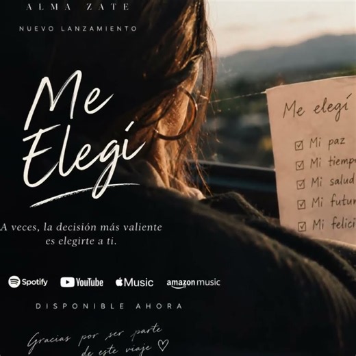 Me Elegí | ALMA ZATE — La canción que necesitas escuchar cuando decides soltarte
