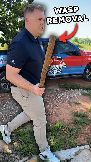 76 reactions · 22 comments | When doing DIY AC maintenance can go wrong: finding a wasp nest  we firmly believe every HVAC tech should have wasp spray available for every service call. #oklahoma #oklahomacity #okc #edmondok #mooreok #normanok #yukonok #wasp #waspremoval #homeimprovement #diy | Yarbrough & Sons Heating, Cooling & Plumbing | Facebook