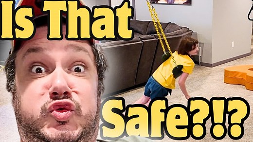 (Tap Video - Turn phone horizontal for full experience) At-Home Sensory Gym It is our mission in life to make sure our daughter will have a long-term solution for her sensory needs. We want our home to be the home she needs. A common question we get about her swings... Is that safe? #sensorygym #autistic #autism #sensoryroom | The Wee Family