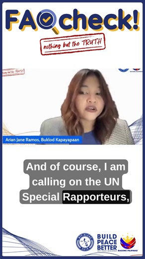 Ramos urges the UN, CHR, and all democratic states to act on the CPP-NPA’s systematic spy-tagging and killings. She calls on Filipinos—youth, indigenous peoples, and public servants—to demand accountability from the Makabayan Bloc and its legal fronts defending NPA brutality. #NTFELCAC #BuildPeaceBetter | National Task Force to End Local Communist Armed Conflict