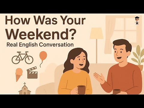 How to Talk About Your Weekend in English | Real Conversation Practice for Beginners