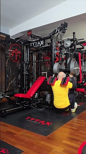 BEST Home Gym: Quadriceps and Glute Workout | TYTAX Machine Workout #buildbackmuscles #POWER RUNNER