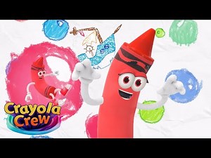A Creative and Classic Red Crayon! | Meet the Crayola Crew | Fun Imagination Cartoons for Kids