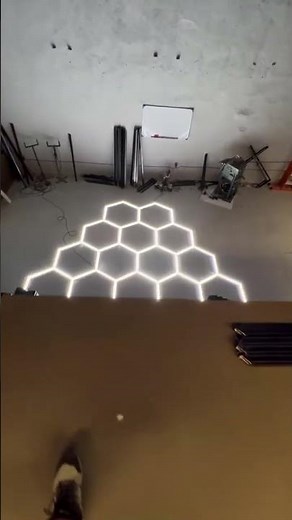 Hexagon Barber Lights | Modern Setup