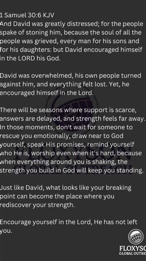God is our ever present help in time of trouble 💫