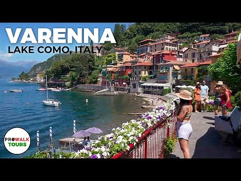 This Charming Lake Como Village Looks Like a Dream | Varenna Walking Tour [4K]