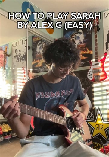 sarah by alex g guitar chords tutorial! #guitar #alexg #sarah #guitartutorial #mynameisnotdrew