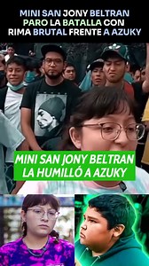 1.5M views · 10K reactions | MINI SAN JONY BELTRAN "DEJA" EN RIDICULO A AZUKY #freestyle #rap #RedBullBatalla #jonybeltran | R U I D O RAP - flow y métricas | Facebook