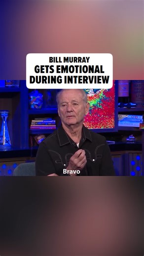 523K views · 6.9K reactions | #BillMurray choked up during a new TV interview, while talking about his "good" friend #BruceWillis, who is suffering from several debilitating diseases.  Full story HERE: https://www.tmz.com/2025/04/01/bill-murray-bruce-willis-moonrise-kingdom-dementia/ ️: Bravo | TMZ | Facebook