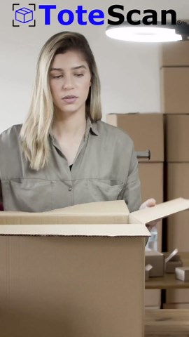 HD (Heavy Duty) Intelligent QR Labels for Organization/Moving/Storage (45 Unique Labels, 2.5"x3")