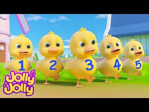 Five Little Funny Ducks - Best Duck Song + More | Jolly Jolly - Kids Songs