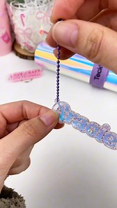 Let’s make a name keychain with shrink plastic💙💛💖 Material 💖TeckWrap Inkjet Printable Shrink Sheet Translucent 💖Opal Adhesive Vinyl White 💖TeckWrap Tweezer ✨Get yours on teckwrapcraft.com > Printable Paper > Printable Vinyl > Printable Shrink Sheet #teckwrapcraft #teckwrapvinyl #smallbusiness #shrinkplastic #vday #keychain #shrinkydink #diy #giftidea #craft | TeckWrap Craft