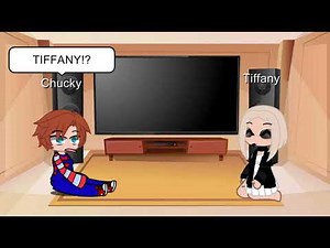 |Chucky and Tiffany reacting to chucky edits on tiktok||🎃Holloween special🎃||Gacha club||Original|