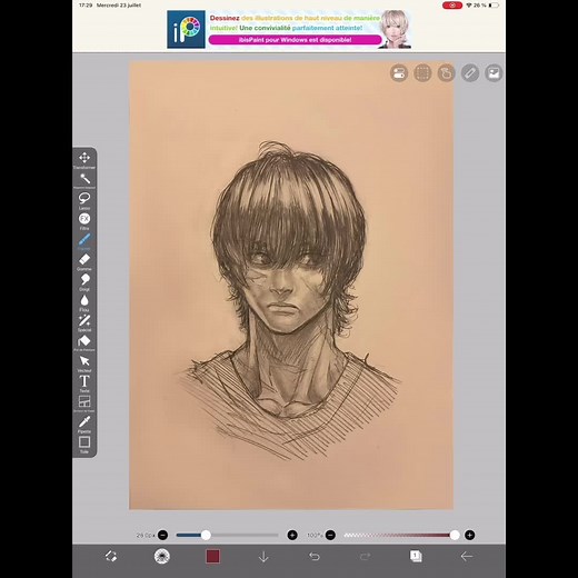 Rendre un dessin traditionnel transparent sur Ibis Paint