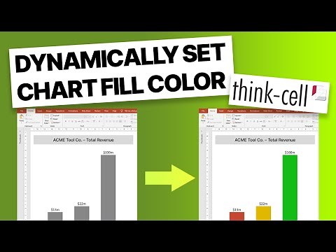 Dynamically change the fill color of a Think-Cell chart in PowerPoint