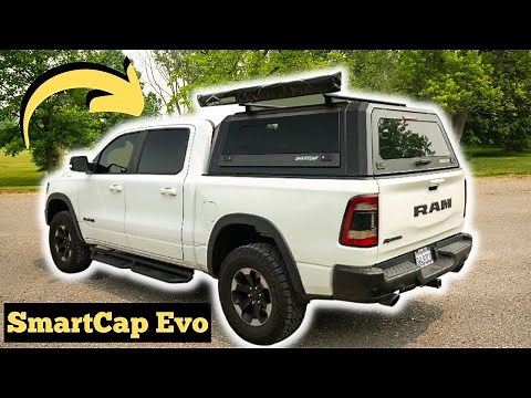 The ULTIMATE Truck Bed Cap the Smartcap EVO Adventure on the Ram Rebel!