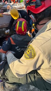 5.4K views · 333 reactions | #LASD Search and Rescue (SAR) Team has been deployed to Turkey to assist in high-risk rescues following a 7.8M earthquake. We were honored to be a part of the live rescue operation of a 52 year-old mother and her 18 year-old son. There is more work to be done. | Los Angeles County Sheriff's Department | Facebook