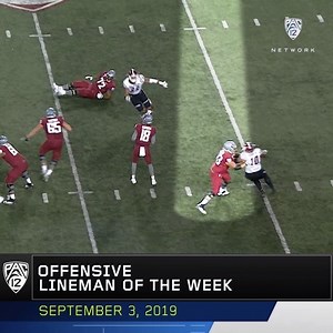 ✔️ No QB pressures ✔️ 100-yard rusher ✔️ 507 yards passing Washington State Football's Liam Ryan is the #Pac12FB Offensive Lineman of the Week after anchoring the Cougs' o-line. ⚓️ pac12.me/903-FB-POW | Pac-12 Conference