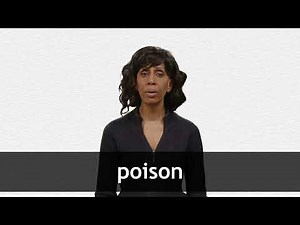 How to pronounce POISON in American English