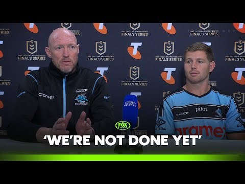 "They were the best team all year" Fitzgibbon on upset win 🔥 | Sharks Press Conference | Fox League