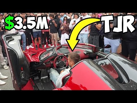TJR TAKES OVER MONTEREY CAR WEEK WITH HIS $3.5M KOENIGSEGG!