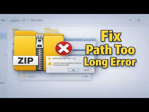 How To Fix Path Too Long Error While Extracting ZIP