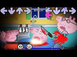 scary Peppa Pig Horror Splater in FNF muddy puddles Part 1