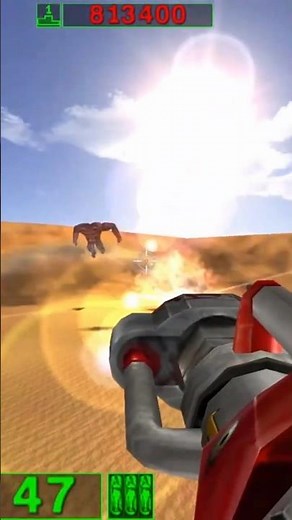 Serious Sam: The First Encounter - Aren't that monster's rockets useful, Mr. Stone?