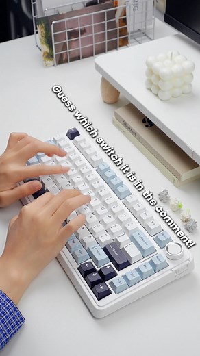 39K views · 21 reactions | Win EA75 Keyboard ⏳ May 22-29 1️⃣Comment below guessing the switch type + your reason! (E.g. "Greywood! Sounds crisp!" or "Leobog Reaper–so smooth!") 2️⃣ The MOST-LIKED comment with the CORRECT answer wins!  EA75 keyboard (color of your choice) for the winner!  Winner announced May 29!! #desksetup #keyboardswitch #keyboard #epomaker #epomakerkeyboard #keyboards | Epomaker | Facebook