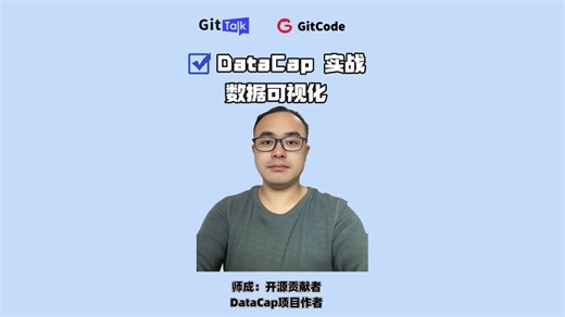 GitCode GitTalk｜DataCap 让数据 “开口说话”