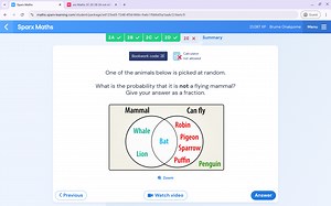 One of the animals below is picked at random.What is the prob... | Filo